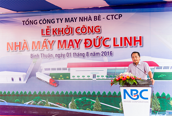 Lễ khởi công Nhà máy May Đức Linh - Bình Thuận